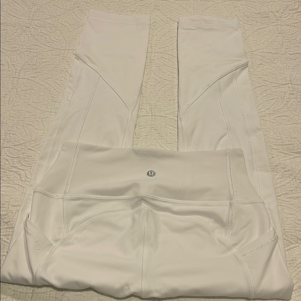 Lululemon Athletica White Leggings for Versatile Comfort